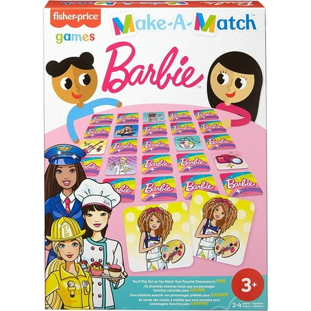 Make-a-Match Barbie Card Game