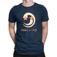 thumbnail image 1 of Make a Wish - Crescent Moon and Star Graphic Men's T-shirt, 1 of 4