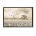 thumbnail image 1 of Stupell Industries Make it Perfect Landscape Brown Framed Floater Canvas Wall Art, design by Lori Deiter, 1 of 9