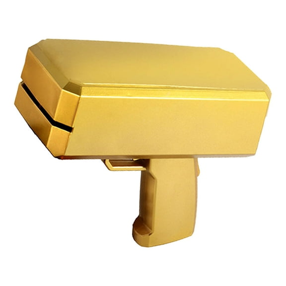 Make it Rain Prop Gold Money Shooter Playing Spary Bill Dispenser Shooter Money Dispenser Cash Shooter for Birthday Wedding Party