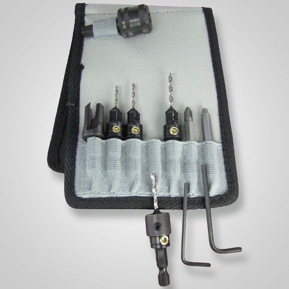 Make It Snappy Drill Bit Belt Clip Pouch Deluxe Countersink Set 11Pc