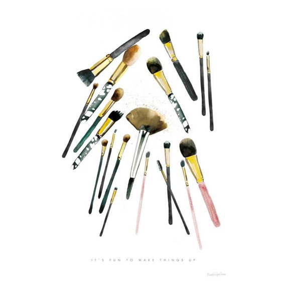 Make it Up II by Mercedes Lopez Charro Poster Print