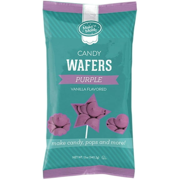 Make'n Mold Vanilla-Flavored Melting Candy Wafers Purple, 12 Ounce