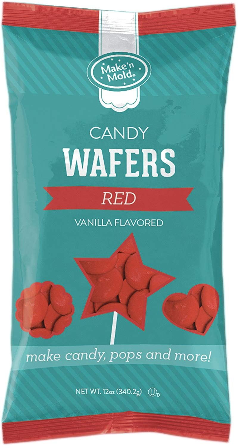 Make'n Mold VanillaFlavored Melting Candy Wafers Red, 12 Ounce