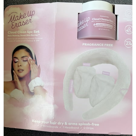 Make up eraser cloud clean 4 pc set