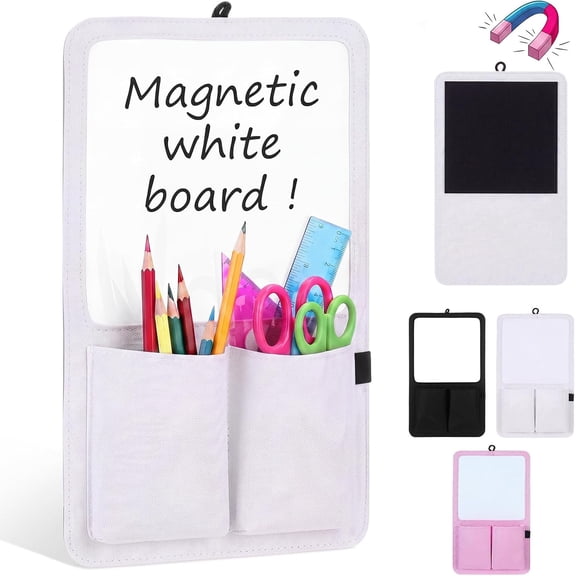 MakeFit Magnetic Locker Organizer 13" Locker Accessories,White