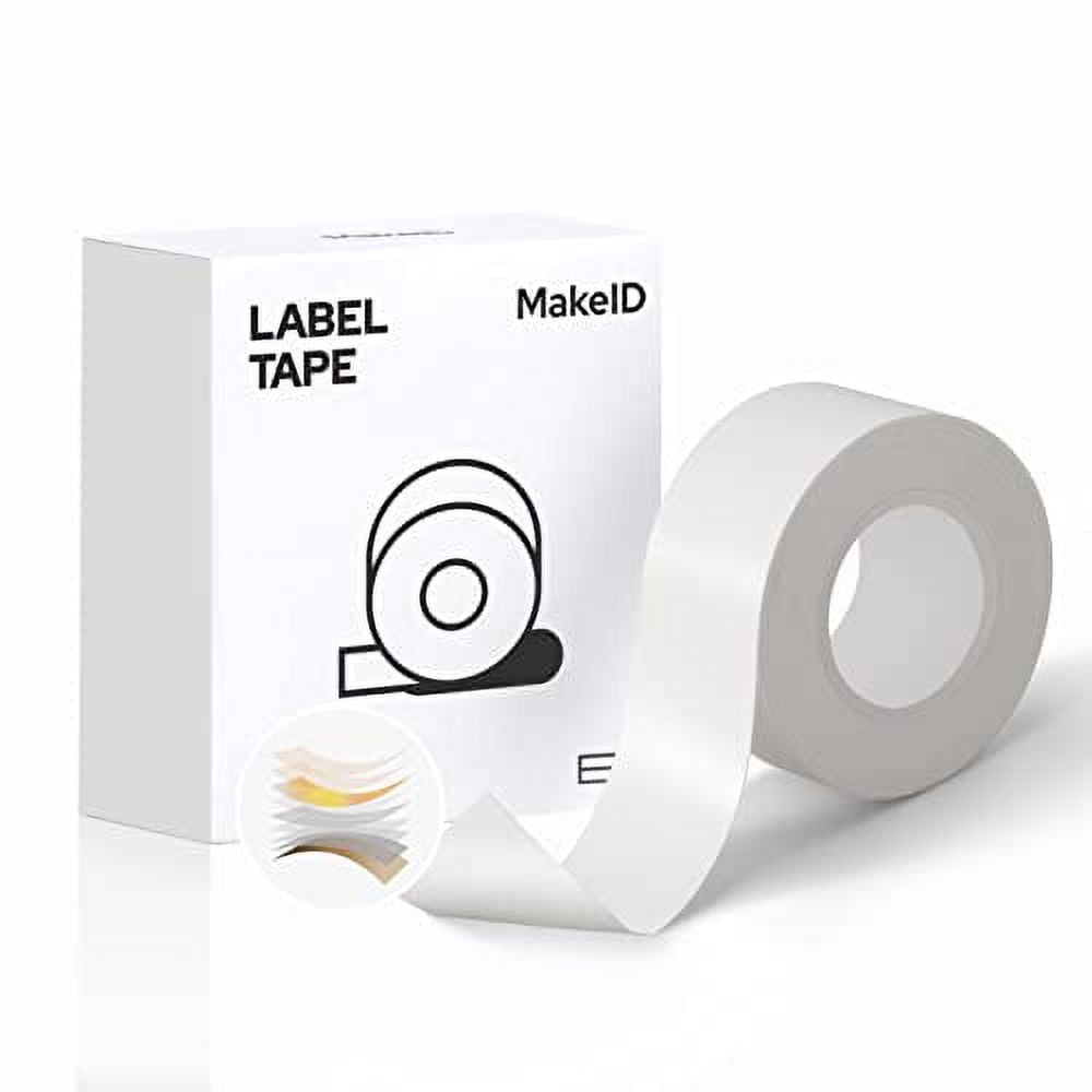 MakeID Waterproof Label Maker Tape Adapted Label Print Paper Refills