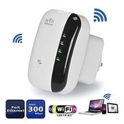 MakeTheOne 300Mbps Wireless WiFi Repeater/Extender/AP/WI-FI Signal Range Amplifier/Booster, Mini 2.4G Portable WiFi Signal Range Extender with WPS for Router Home