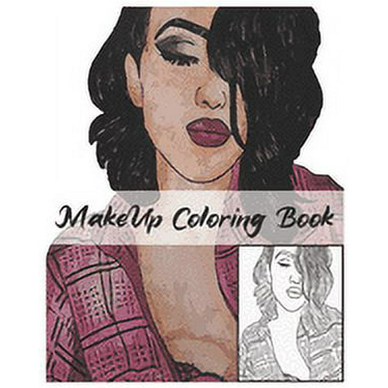 Makeup Coloring Book Face