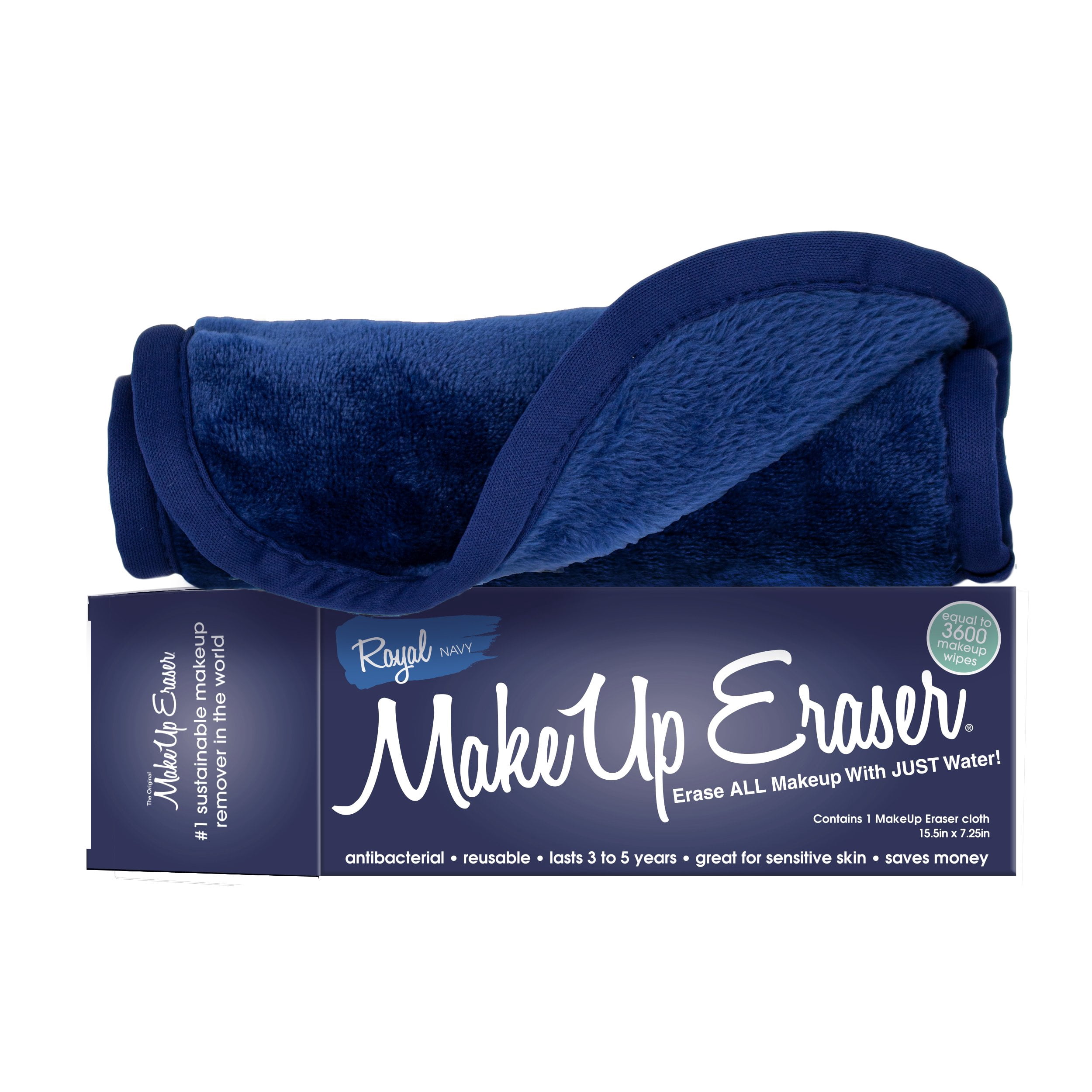 Exfloating Rag MakeUp Eraser Reusable MakeUp Remover Cloth, Soft, Exfoliating, Royal ...