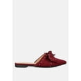 thumbnail image 1 of Makeover Studded Bow Flat Mules, 1 of 10