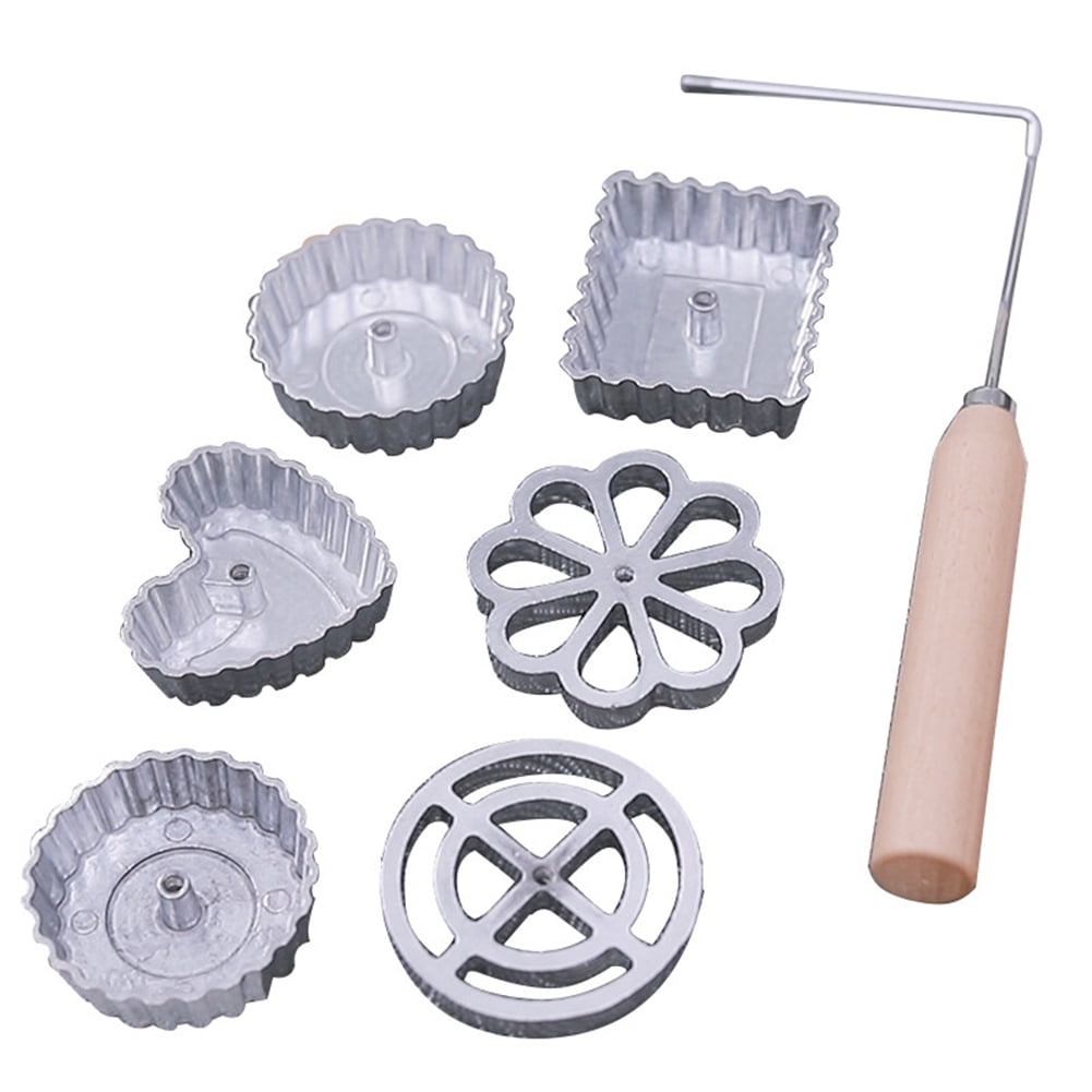 Maker Bunuelos Mold Aluminum with Handle Waffle Molds Funnel Cake Ring