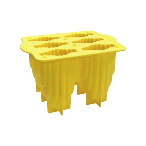 Maker Homemade Ice With Lid And Handle 6 Grid DIY Easy Release Food Grade Silicone Silicone Ice Holder Ice Tray Silicone States Ice Tray Big Ice Cubes Ice Holder for Refrigerator Freezer Trays Baby