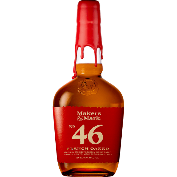 Maker's 46 Straight Bourbon, 750 ml Single Glass Bottle, ABV 47.0%, 94 Proof