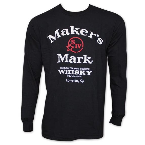Maker's Mark Whiskey Long Sleeve Shirt-Large