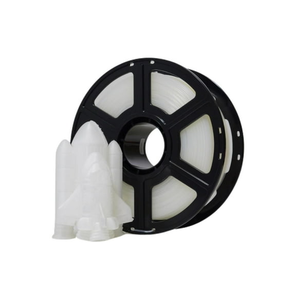 MakerBot 375-0081A PLA Filament with Semi-Translucent Material for Sketch and Sketch Large 3D Printers (Translucent Crystal, 2.2 Lb)