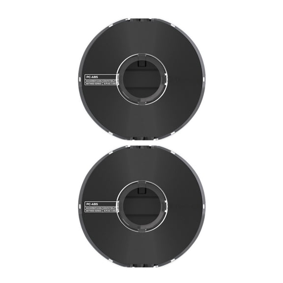 MakerBot PC-ABS Filament Spool for Method X 3D Printer (Black, 1.39lb, 2-Pack)