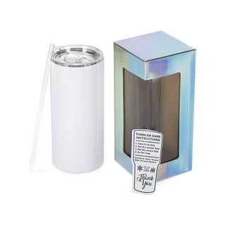 Sublimation Tumblers With Lids And Straws Bulk, Sublimation Tumbler Blank,  Stainless Steel Double Wall Sublimation Tumblers Skinny, Polymer Coating  For Heat Transfer,ideal For Christmas And Holiday Gifts - Temu