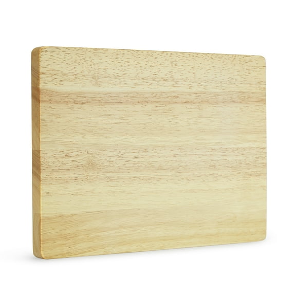 Makerflo Rubber Wood Cutting Board 14 x 10 inch, 10 Pcs Ideal for -Laser Engraving