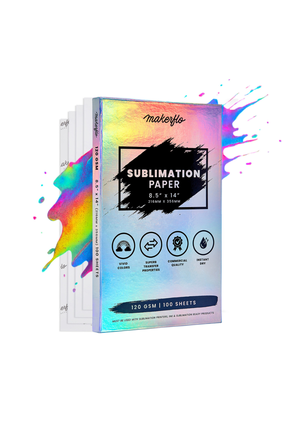 Sublimation Paper heat transfer paper for tumblers, 8.5 x 11 inches, 100 sheets