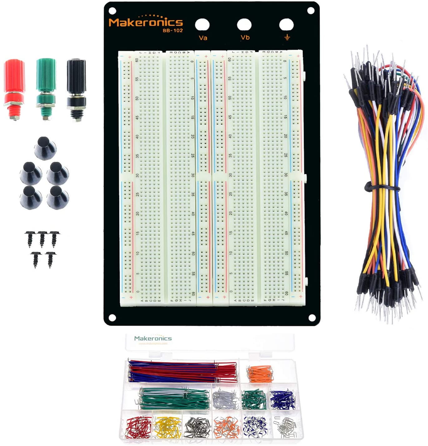 Solderless Breadboard Kit - LED Display - 2420 tie-points