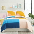 thumbnail image 1 of Makers Collective Modshapes Pink 2-Piece Quilt Set, Twin, 1 of 10