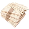 thumbnail image 1 of Makerstep 200 Natural Wood Craft, Popsicle Sticks for Crafts 4.5 Inch, Waxing Spatulas, Epoxy Resin Stirring, Ice Cream Candy Making and Garden Markers. Smooth, Splinter-Free, Wooden Wax Sticks, 1 of 3