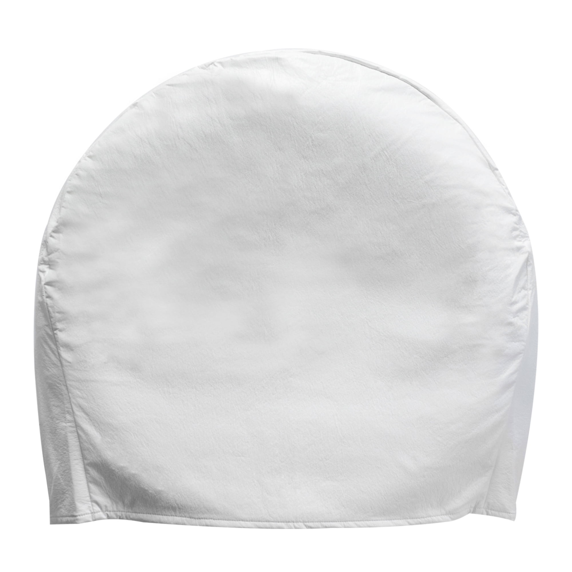 Makerz 0 75 Single Tire Cover with PVC Thickened Leather Construction and Durable Waterproof Coating - Fits 40" to 42" Tire Diameters, White, 2-Pack