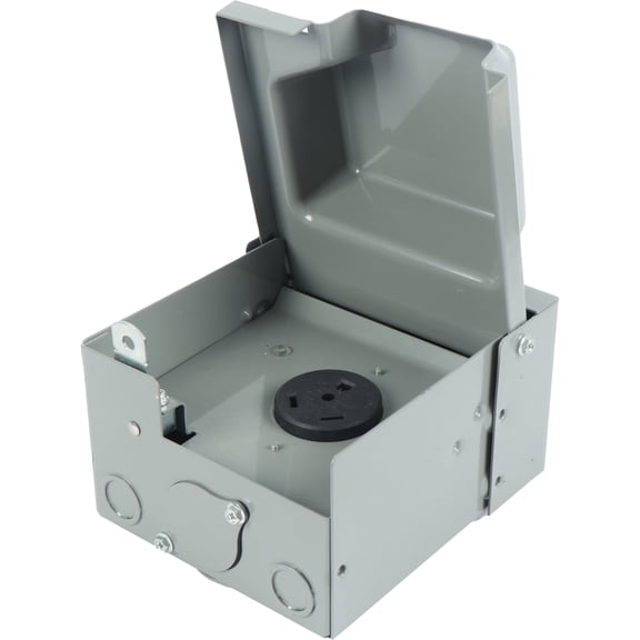 Makerz 273 Weatherproof RV Power Outlet Box - 30 Amp, 125 Volt, NEMA TT-30R, ETL-Certified