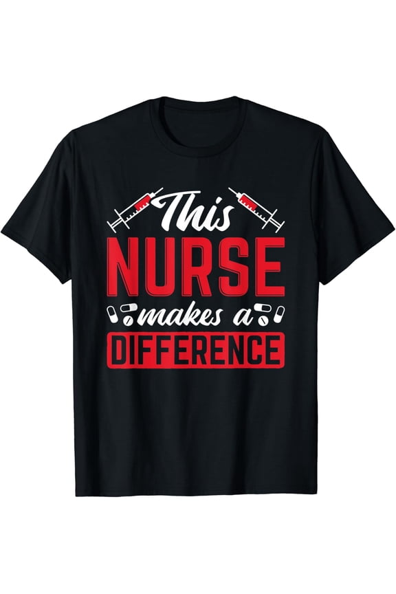 Makes A Difference Rn Nurse T Shirt