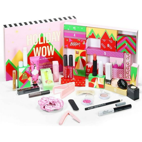 Makeup Advent Calendar 2023 for Teens Girls, Women Cosmetics Christmas Countdown Calendar, 20 Days of Christmas AdvenCalendar Makeup Gift Set, Xmas Surprise Gift Box