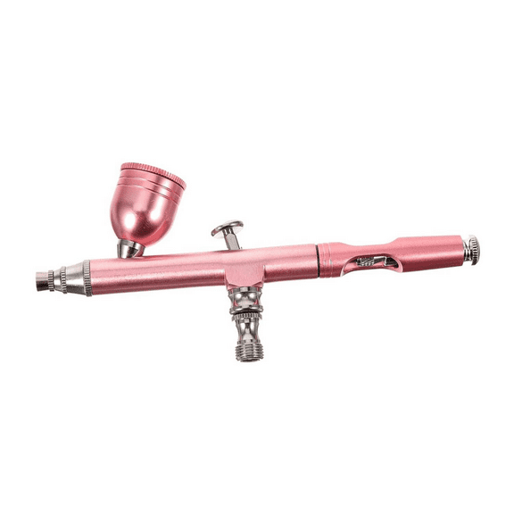 Makeup Airbrush Machine, Art Paint Beauty Tattoo Nail Art Tool, High-Pressure, Non-Clogging Air Brush Set Cordless Rechargeable for Nail Art, Makeup, Painting, and Cake Decorating (Pink)