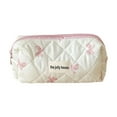 thumbnail image 1 of Makeup Bag Bow Portable Storage Bag Toiletry Bag Makeup Organizer Toiletry L9, 1 of 1