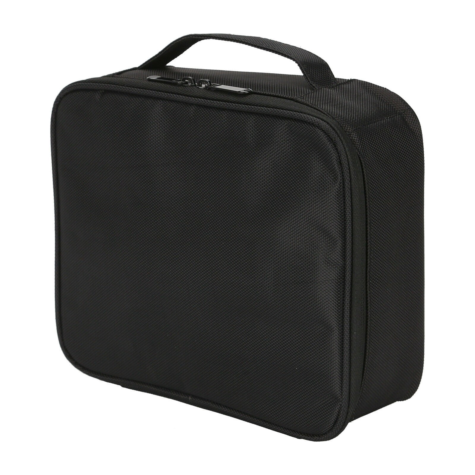 Makeup Bag Case Portable Handle Storage Organizer Travel Bag Wash Bag, Black