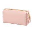 thumbnail image 1 of Makeup Bag, Cherry Blossom Pink - Small， 1Pc Makeup Bag Double Layer Cosmetic Bag Portable Toiletry Bag Pu Leather Travel Makeup Organizer Waterproof Zipper Pouch Large Capacity Multifunctional Bag, 1 of 8