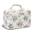 thumbnail image 1 of Gynky Makeup Bag- Large Capacity Cute Floral Travel Toiletry Bag,Cotton Cosmetic Bag Set for Women Girls Gifts Birthday, 1 of 7