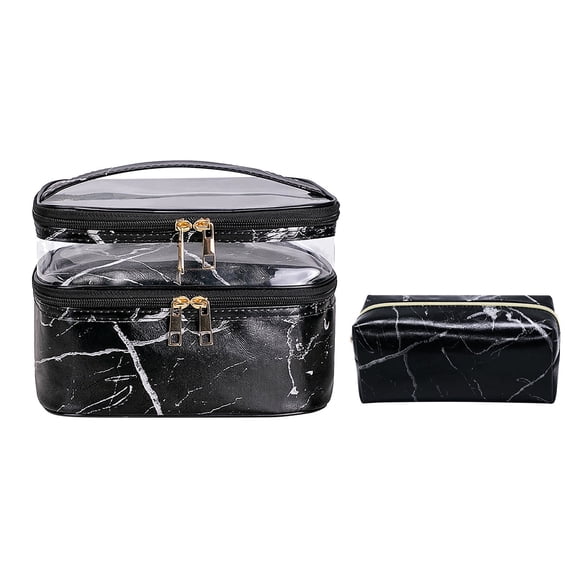 Makeup Bag Cosmetic Organizer Travel Toiletry Bag Large Capacity PU Leather Skin Care Storage Beauty Women Girls Accessory