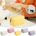 thumbnail image 1 of Makeup Bag,Cute Large-capacity Cosmetic Bag Portable Velvet Storage Bag,Travel Cosmetic Bag Make Up Pouch Small Travel Zipper Pouch,Toiletry Bag(Yellow 7*4*4in)from ANMUYUM, 1 of 9