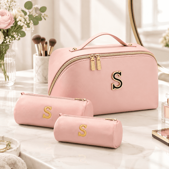 Makeup Bag Gift For Women: 3-in-1