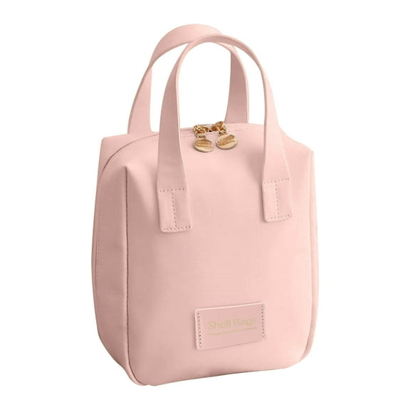 Makeup Bag, Multifunctional Make Up Bags with Zipper Pouch Large Compact Makeup Bag Organizer for Women Girls Cosmetics Toiletry Brushes Storage Makeup Case with Handle Divider