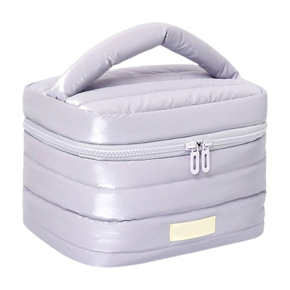 Makeup Bag Organizer Handbag Open Makeup Bag Large Capacity Makeup Bag Travel Makeup Bag Soft And Exquisite Makeup Bag Women's Makeup Bag