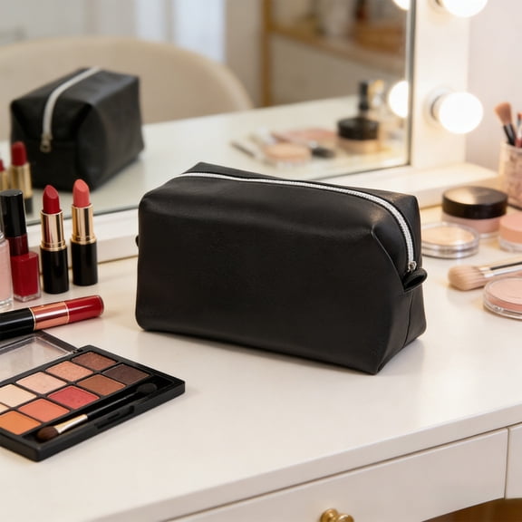 Makeup Bag, Portable Travel Toiletry Bag, Large Capacity Cosmetic Organizer, durables and Lightweights, for Business Trips, Weekend Getaways, and Daily Use