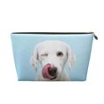 thumbnail image 1 of Makeup Bag - Puppy Licks Nose Cosmetic Bag Portable Travel Toiletry Bag for Women Small Make Up Organizer Bag Zipper Pouch Travel Essentials, 1 of 8