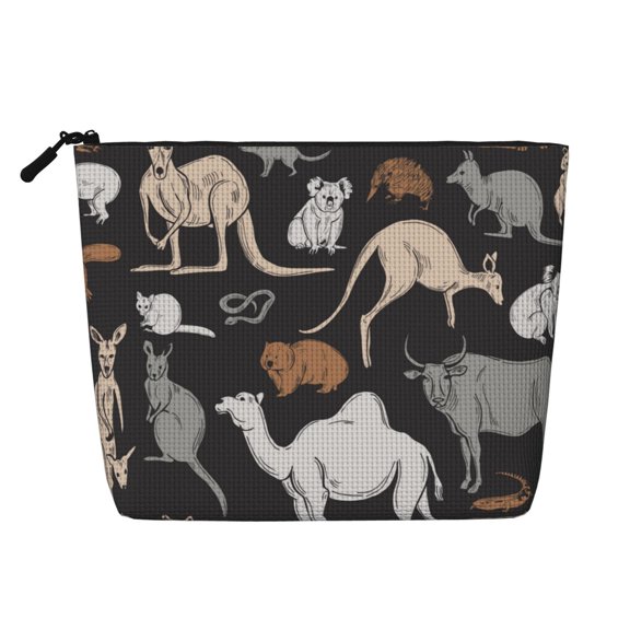 Makeup Bag Small Cosmetic Bags for Women Travel Toiletry Bag Zipper Pouch Purse Organizer Pouches, Australian Animals Koala