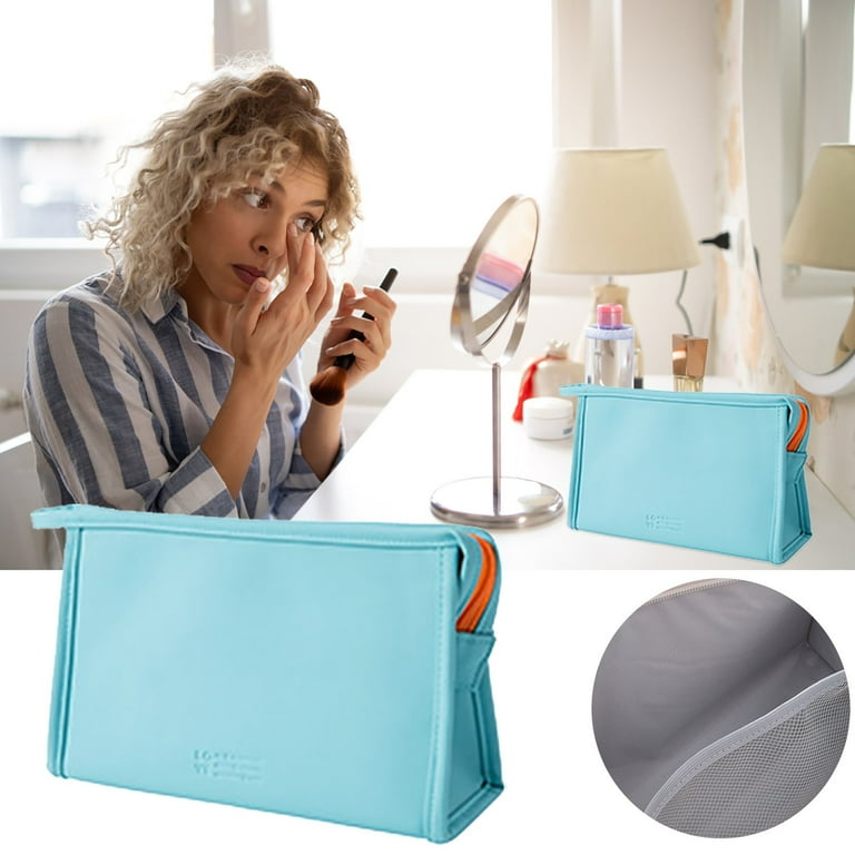 Makeup Bag Women s Mini Briefcase Type Storage Bag High Capacity Portable Cosmetic Toiletry Bag