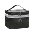 thumbnail image 1 of Makeup Bags Double Layer Travel Cosmetic Organizer Toiletry Storage For Women Durable Make Up Bag, 1 of 9