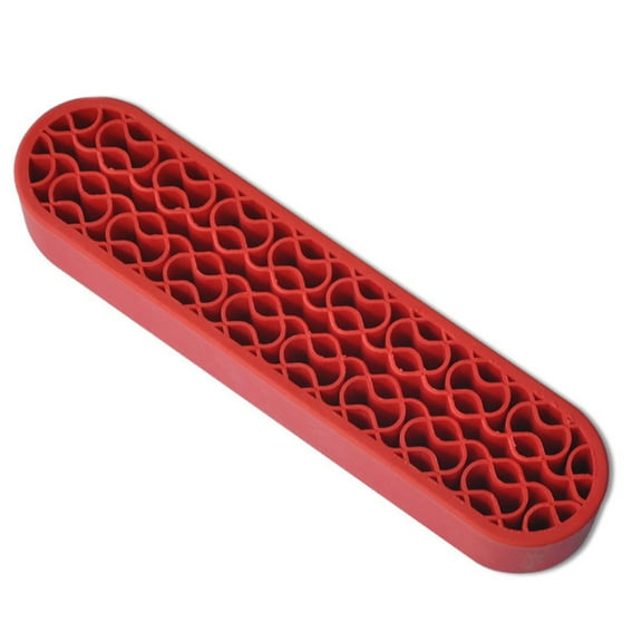 Makeup Beauty Brush Holder Organizer, Lipstick Holder Case Silicone Nail Polish Storage Rack Professional Cosmetic Display Box