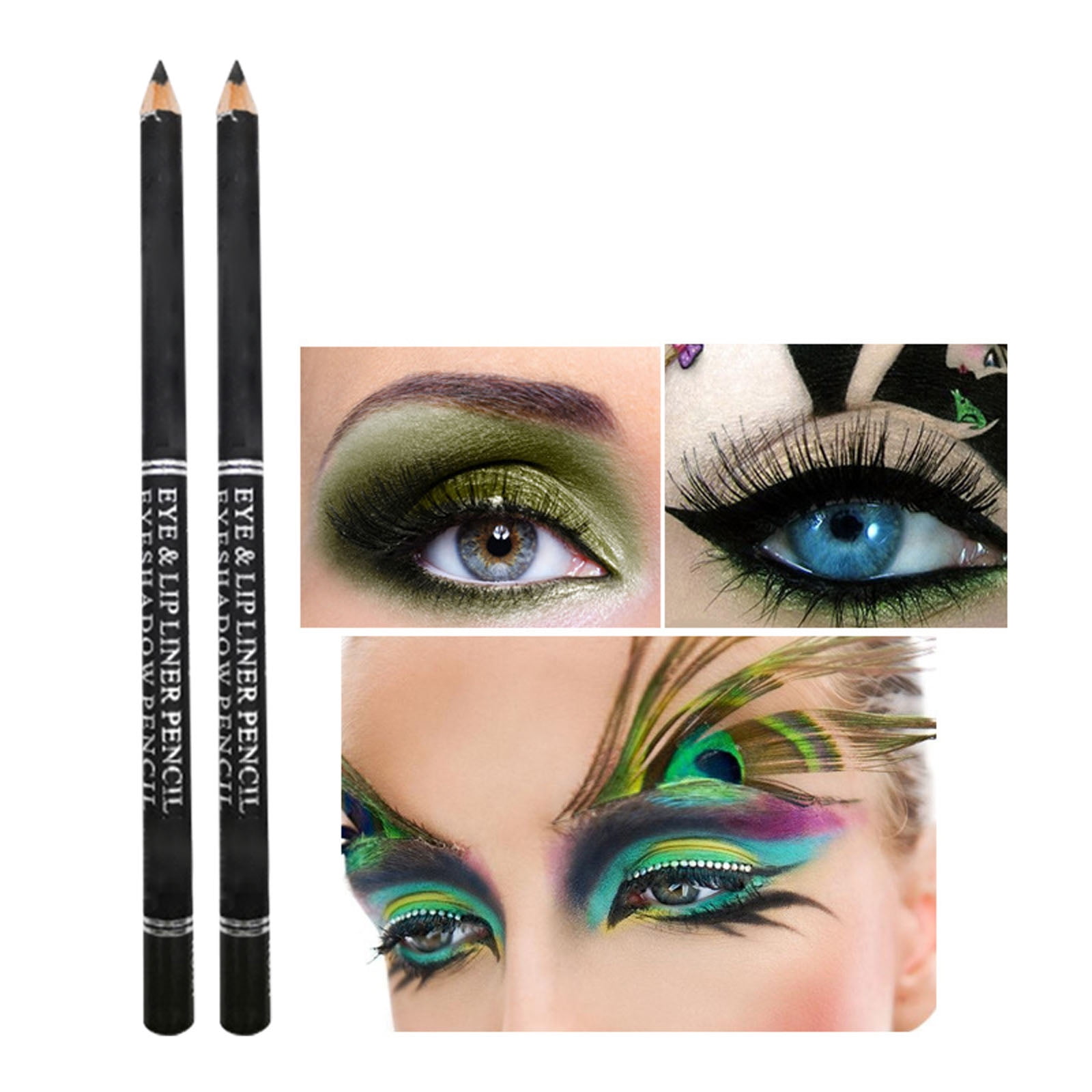 Makeup of Blekii Eyeliner Pencil Lipstick Multiple Functions Can Be