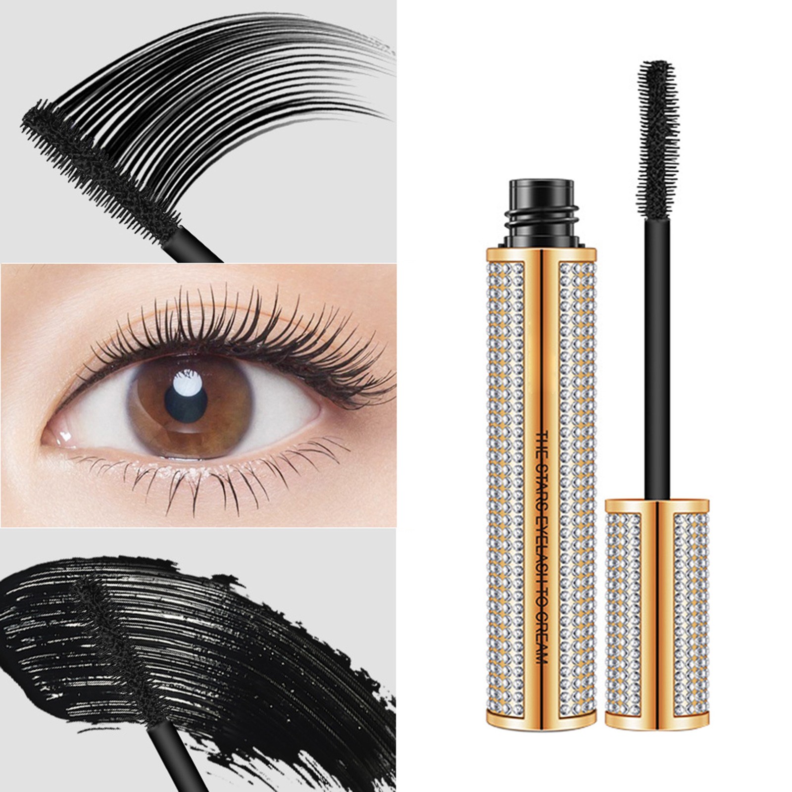 Makeup Of Blekii Fiber Lash Mascara Luxuriously Longer Thicker Full 