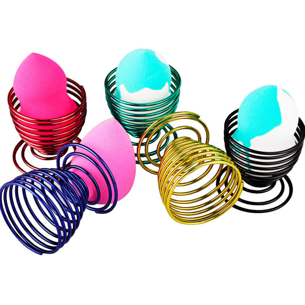 Makeup Blender Metal Beauty Puff Stand AntiMoldy Puff Storage Bracket